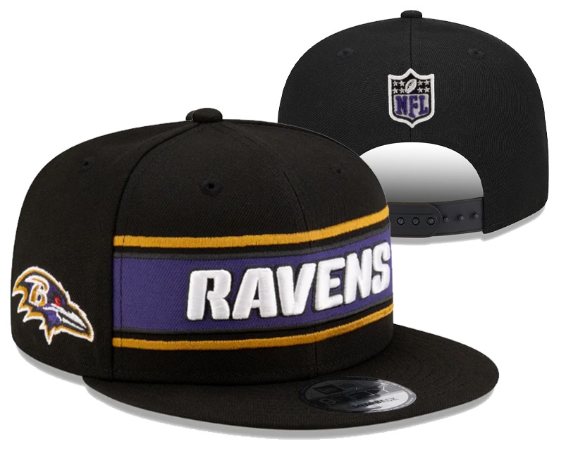 Baltimore Ravens 2025 Stitched Snapback Hats 007 Baltimore Ravens 2025 Stitched Snapback Hats 007